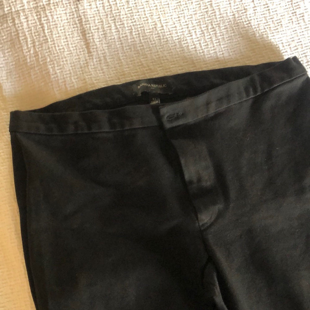 Banana republic black work slim fit pants